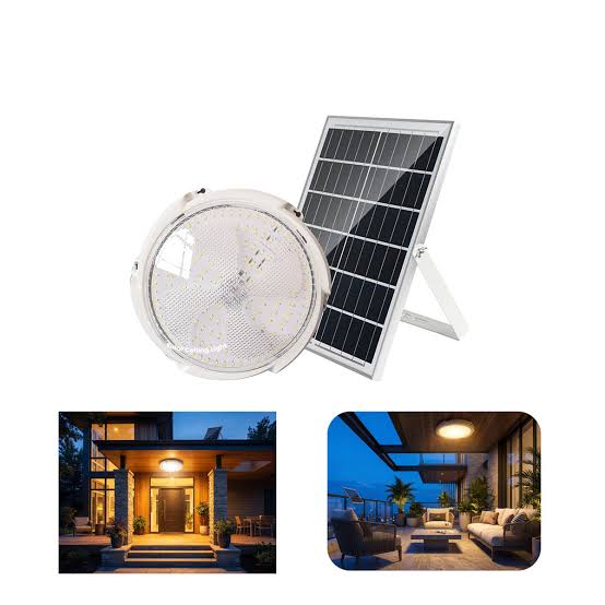 Hardoll 300W Solar Flood Light – Remote, IP65, Cool White