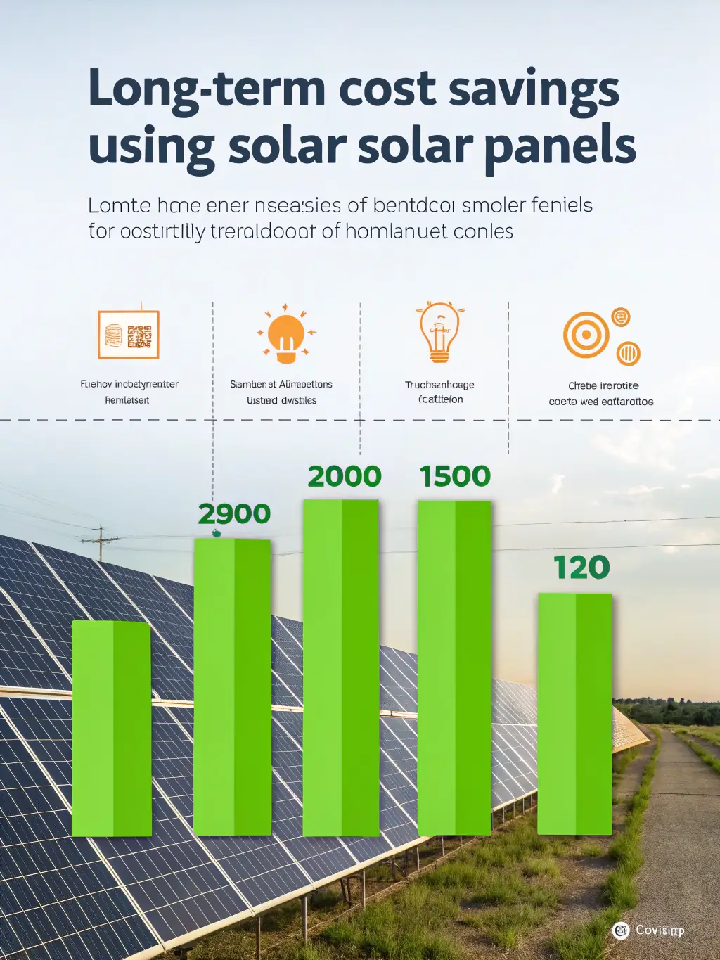 A visual representation of energy savings achieved by a commercial client after installing Saurmandal Solar panels, highlighting the financial benefits.